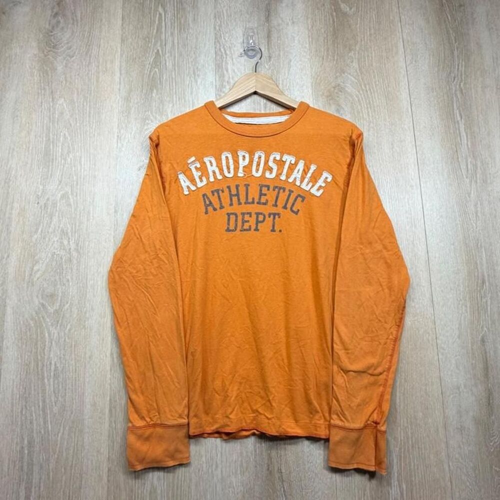 Aeropostale Men's Orange Shirt